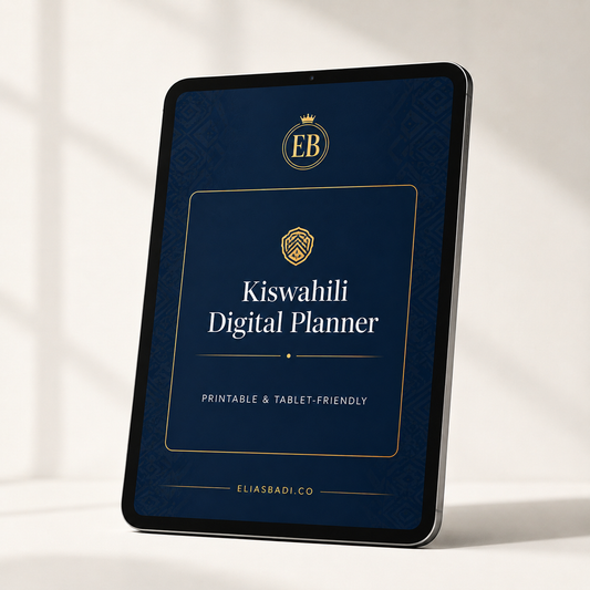 Kiswahili Digital Planner — Printable & Tablet-Friendly (Instant Download)