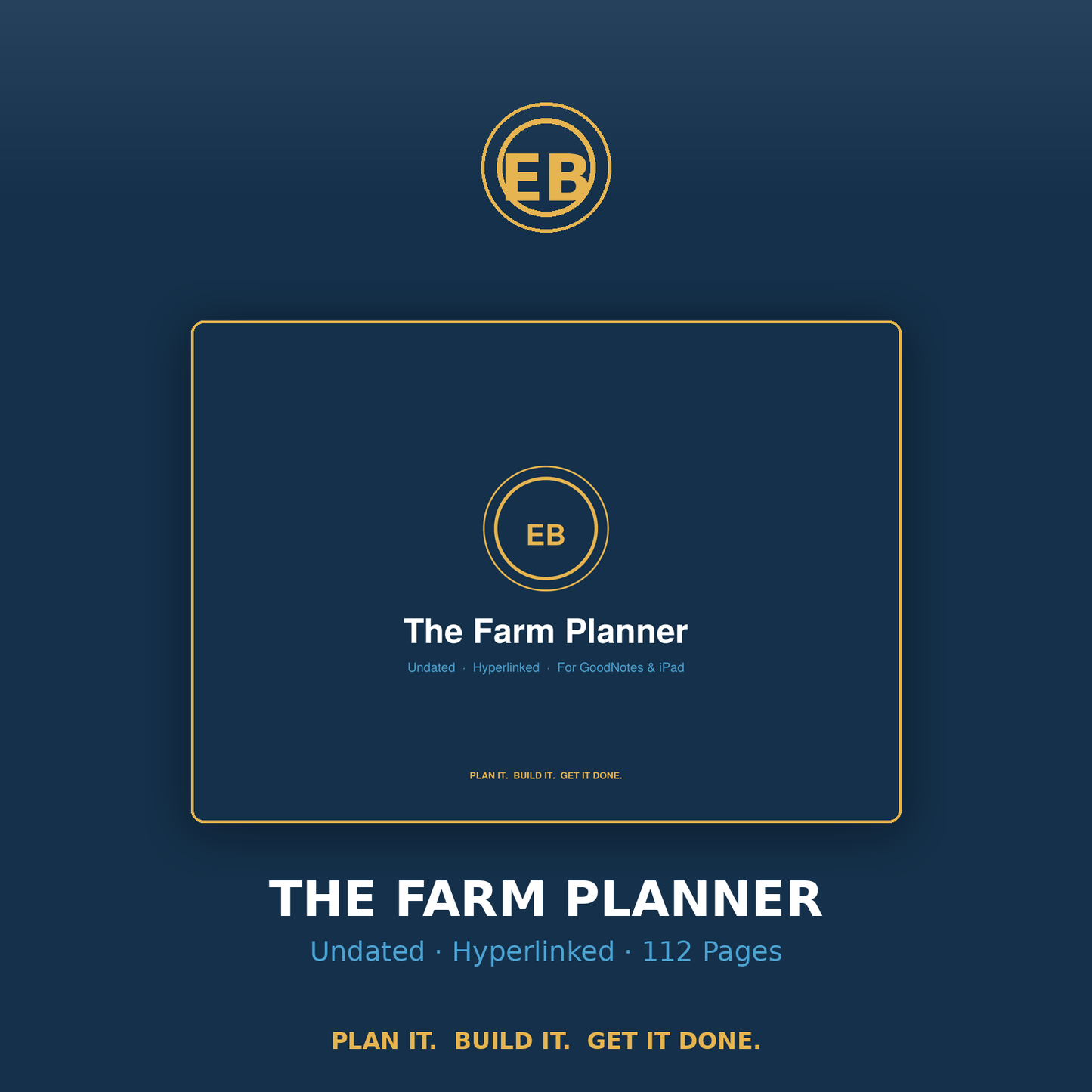 The Farm Planner — Undated | Smallholder & Mixed Farming (Instant Download)