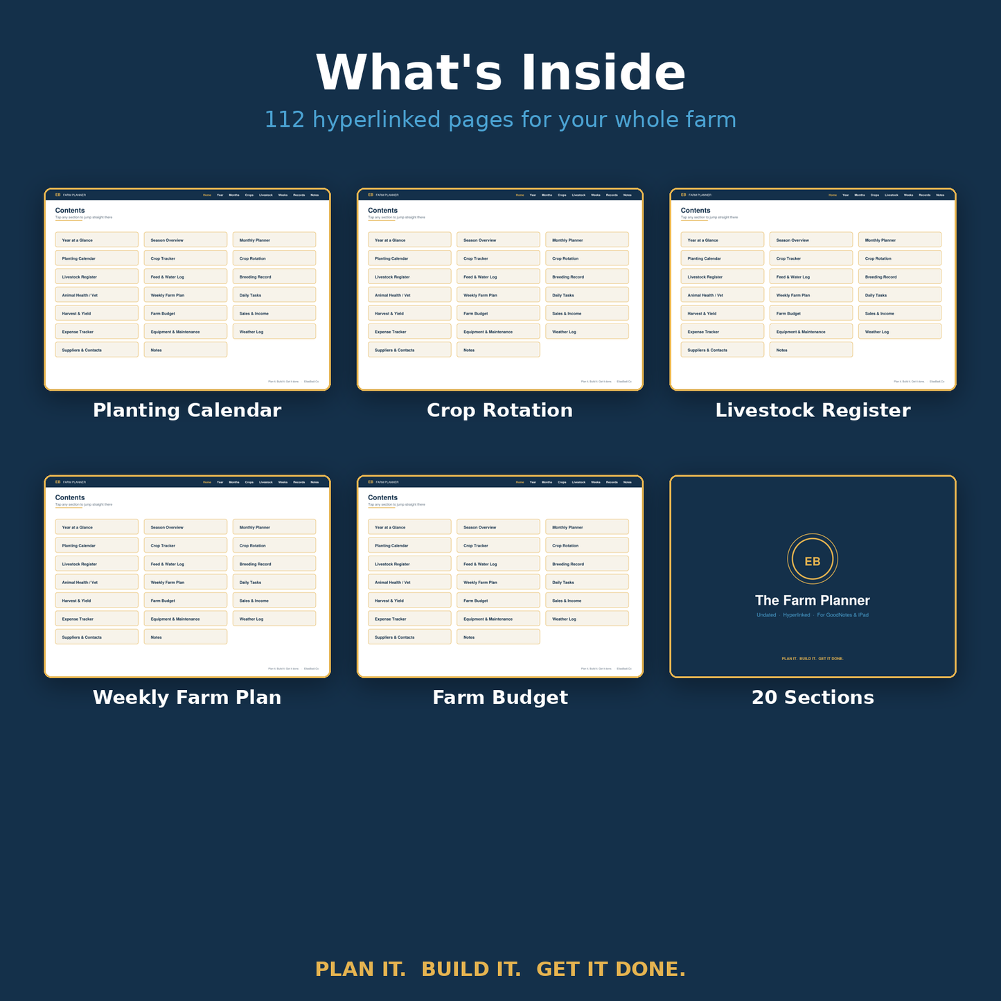 The Farm Planner — Undated | Smallholder & Mixed Farming (Instant Download)