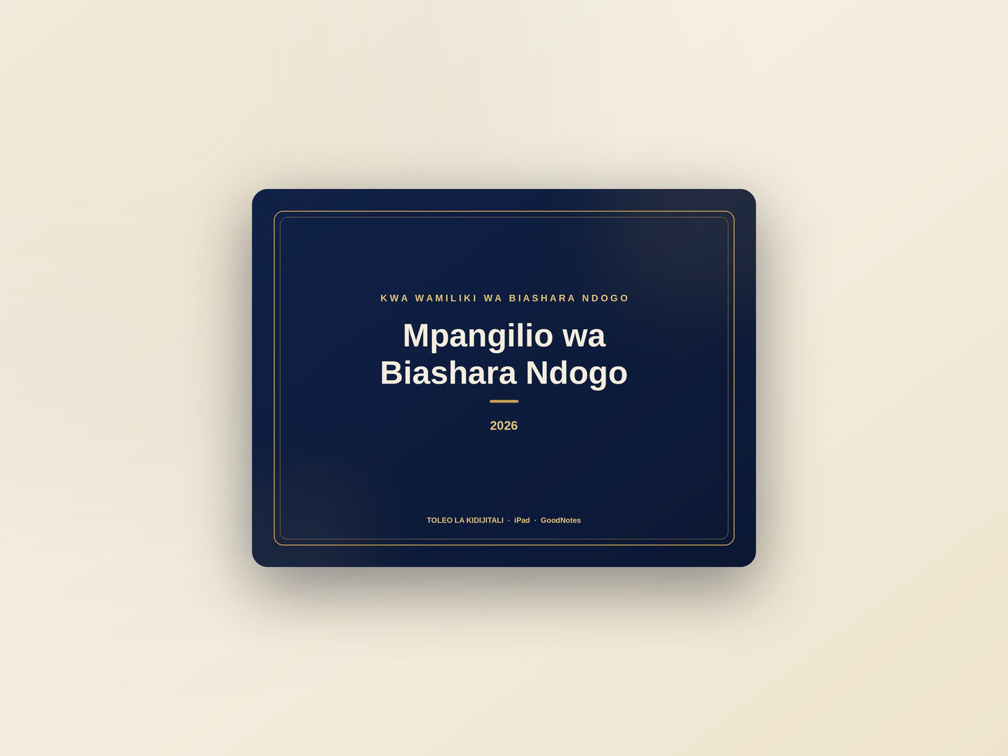 Kiswahili Digital Planner — Printable & Tablet-Friendly (Instant Download)
